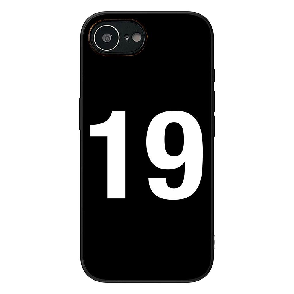 Футбольный Номер 19 Номер Футболиста № 19 Чехол для Телефона для Apple iPhone 17 16 11 Pro XS Max XR 6 7 8 Plus + 16E SE Корпус