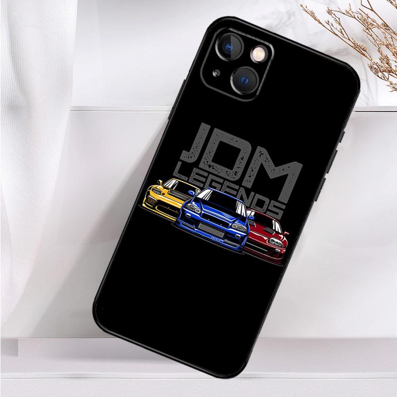 Чехол для телефона JDM Legend Drift Car для iPhone 16 15 14 12 11 13 Pro Max 7 8 Plus X XR XS Max 13 12 Mini