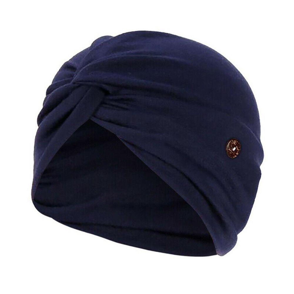 Hair Loss Hat Adjustable Ear Protection Cancer Chemo Cap Head Wrap Bandana Scarf Muslim Turban