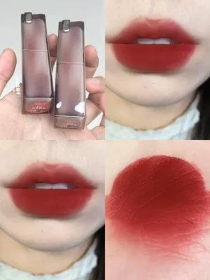 Joocyee Toffee Color Powder Mist Lipstick, Brightening Effect, Long-Lasting, Affordable, Toffee Water 102 for Female Students