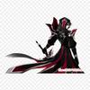 Anime Boy Shadow Of Despair Anime Kirito Iron On Patches For Clothing Applique Stickers On Clothes Heat-Sensitive Custom Patch