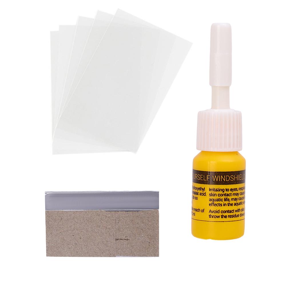 Жидкость для ремонта автомобильных стекол, трещины, царапины на лобовом стекле автомобиля, клей для ремонта в форме звезды и полумесяца, жидкие инструменты для ремонта стекол