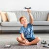 Хороший продукт 4-й набор Игрушечный эскадрилья реактивных самолетов ВВС США, Литые самолеты, Истребители с механизмом оттягивания, Литые модели самолетов