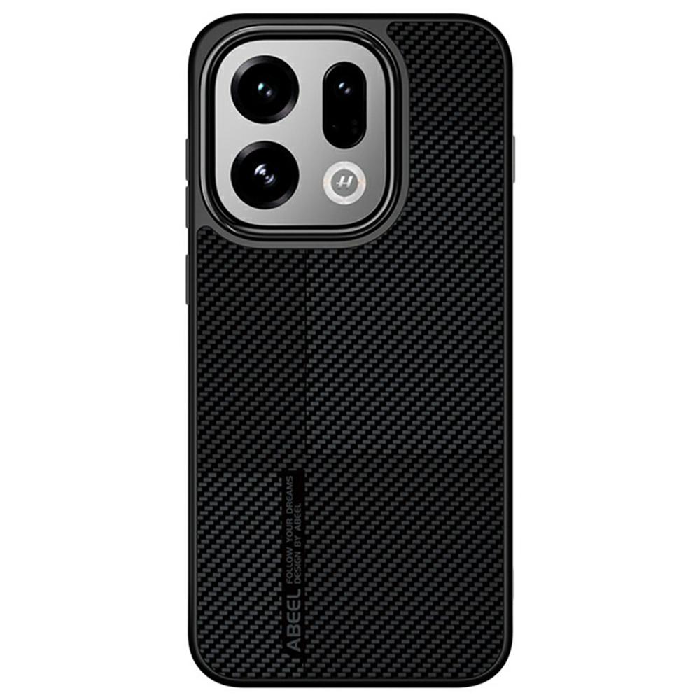 Серия ABEEL CF-Lyocell для Oppo Find X9 5G Магнитный чехол Микрофибра + ПК + E-TPU Чехол для телефона