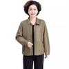 Кожаная куртка женская новая для среднего и пожилого возраста, наряд для мамы, весенне-осеннее пальто, тонкая короткая кожаная куртка, топ