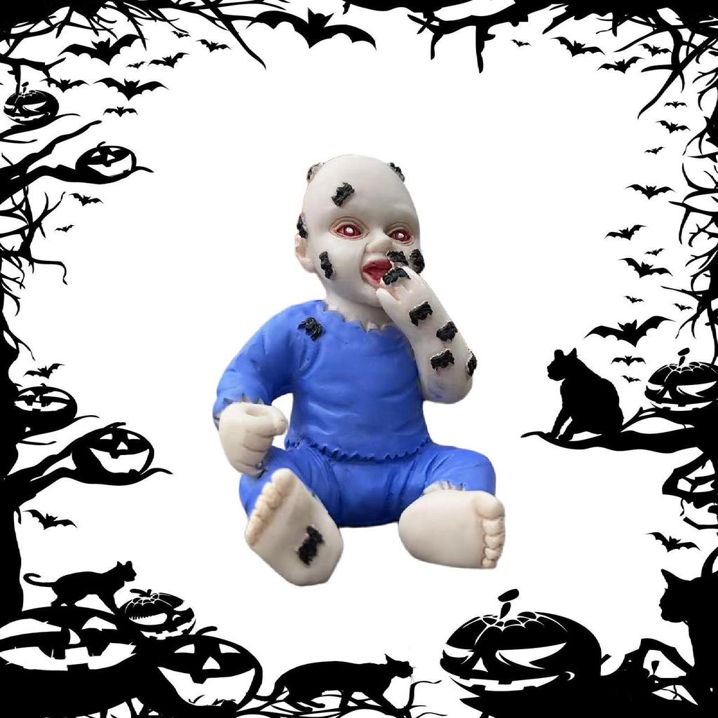 Halloween Creepy Doll Halloween Ghost Doll for Haunted House Office Festival