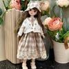Одежда для кукол 30 см 1/6 BJD Модный комплект одежды для кук Красивое платье Шляпа Зимнее пальто Игрушка для девочки Подарок Аксессуары для кукол Подарок для девочек