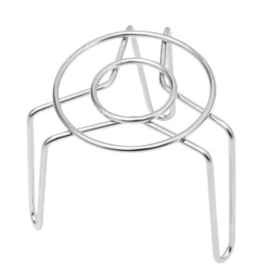 Mini Round Steamer Rack Stainless Steel Pot Trivet Small Steaming Pot Pan Cooking Stand for Cooking Baking Steaming