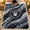 Фланелевое одеяло Las Vegas Raiders Теплое Мягкое Плед для Дивана Кровати Гостиной