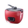 Многофункциональная рисоварка Hiro Corporation, красная (Безводная готовка, Приготовление на пару, Медленноварка, Томленая пища, 2 чашки низкоуглеводной пищи