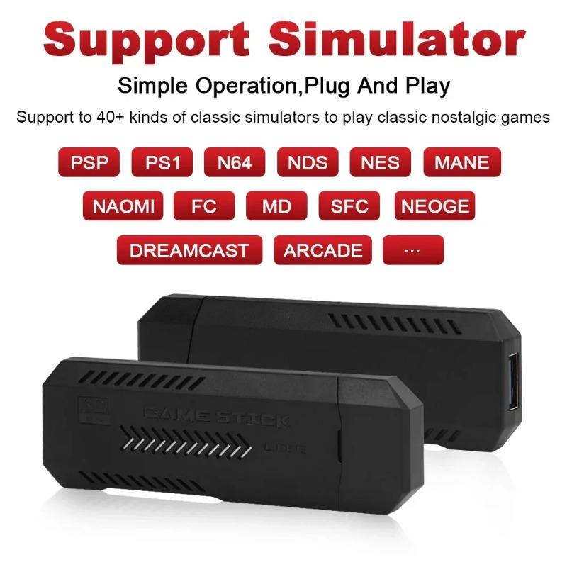 Ретро игровая консоль X2 Plus GD10 Pro 4K, беспроводной геймпад, ТВ-эмулятор 50 для PS1/N64/DC, 256G, 128G, 64G