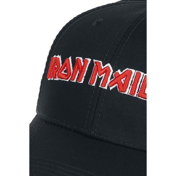 Iron Maiden Logo - Baseball Cap Casquette noir