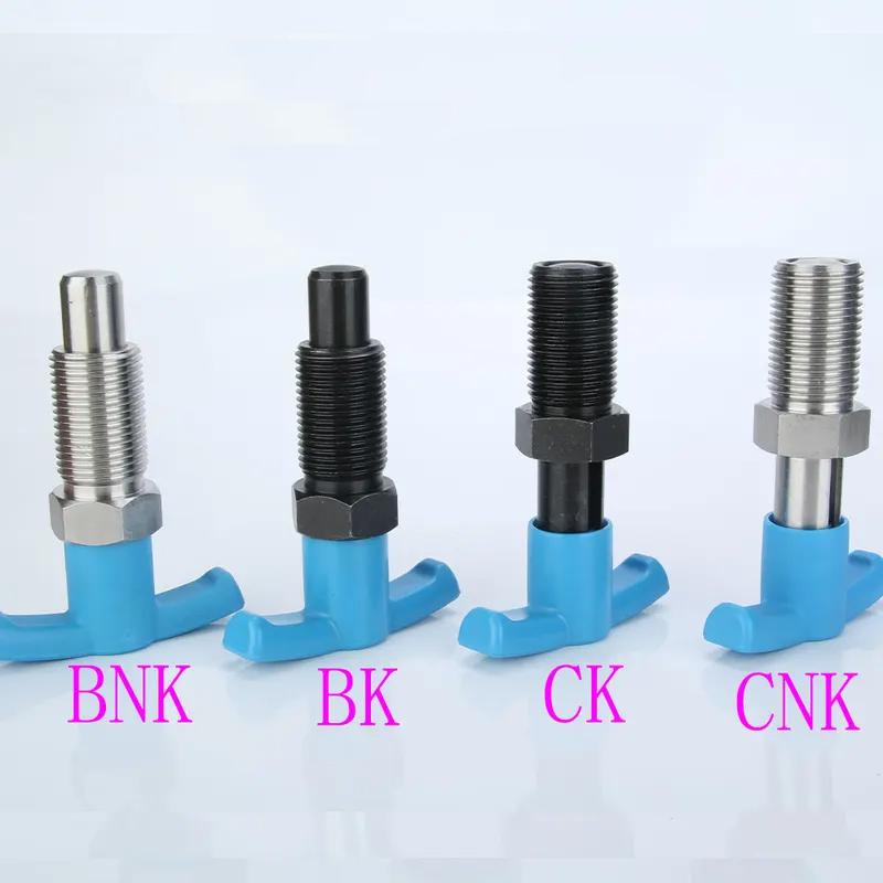 1PC Factory Outlet Plastic T-Handle Retractable Spring Loaded Indexing Plunger High Quality Positioning Pin Red Konb With Nut