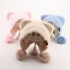 Plush Winter Baby Hat Pompom Ear Protection Warm Knitted Beanie Cap