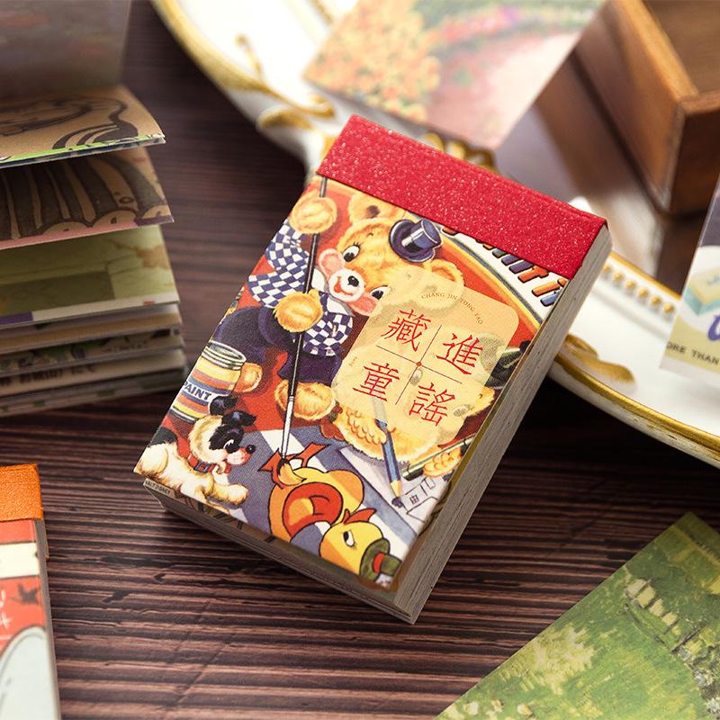 50pcs Kawaii Stationery Stickers Time Chapter Series DIY Craft Scrapbooking Album Junk Journal Happy Planner Diary Stickers