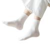 Women's Mid-Calf Pure Cotton Anti-Pilling Socks - Thin, Loose-Fit, Trendy for Spring/Summer/Postpartum