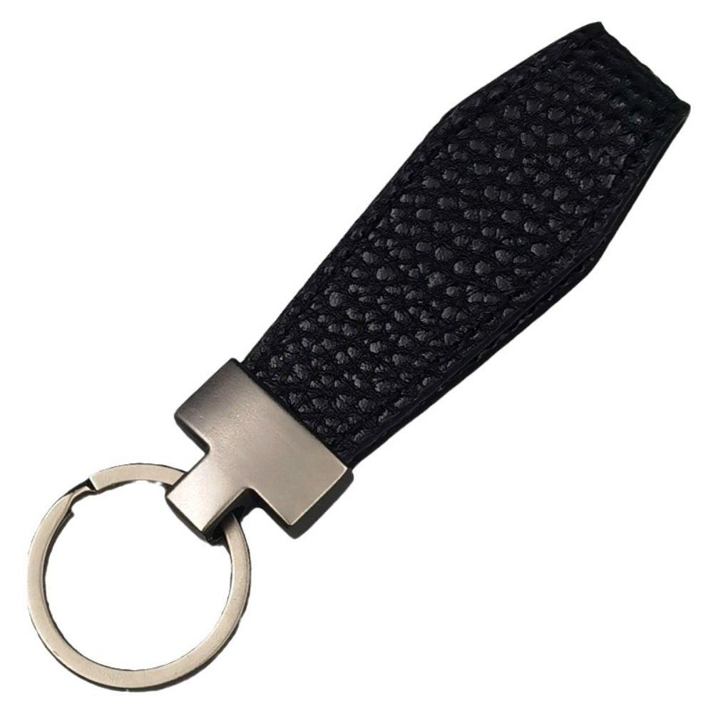 2PCS Durable Metal Buckle PU Leather Key Chain PU Leather Material Exquisite Key Holder Gift Giving