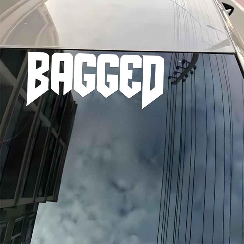 Наклейка "BAGGED", модные наклейки высокого качества для автомобилей, грузовиков, мотоциклов и ноутбуков!Для уникального образа!