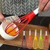 1pcs Multifunctional Rotary Manual Egg Beater Mixer Mini Plastic Kitchen Egg Whisk Bake Tool Egg Agitator Silicone Eco-Friendly