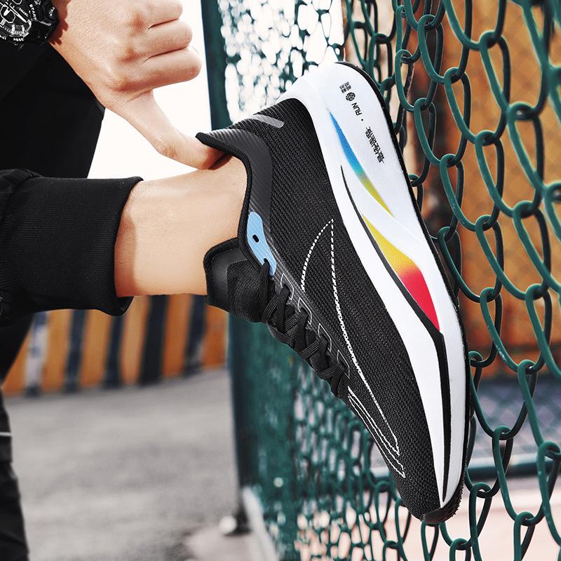 Running Shoes Men's Flying Electric 43c Red Rabbit 6pro7 Carbon Board Student Sports Big Children's Racing Running Shoes Women's Sports Horse