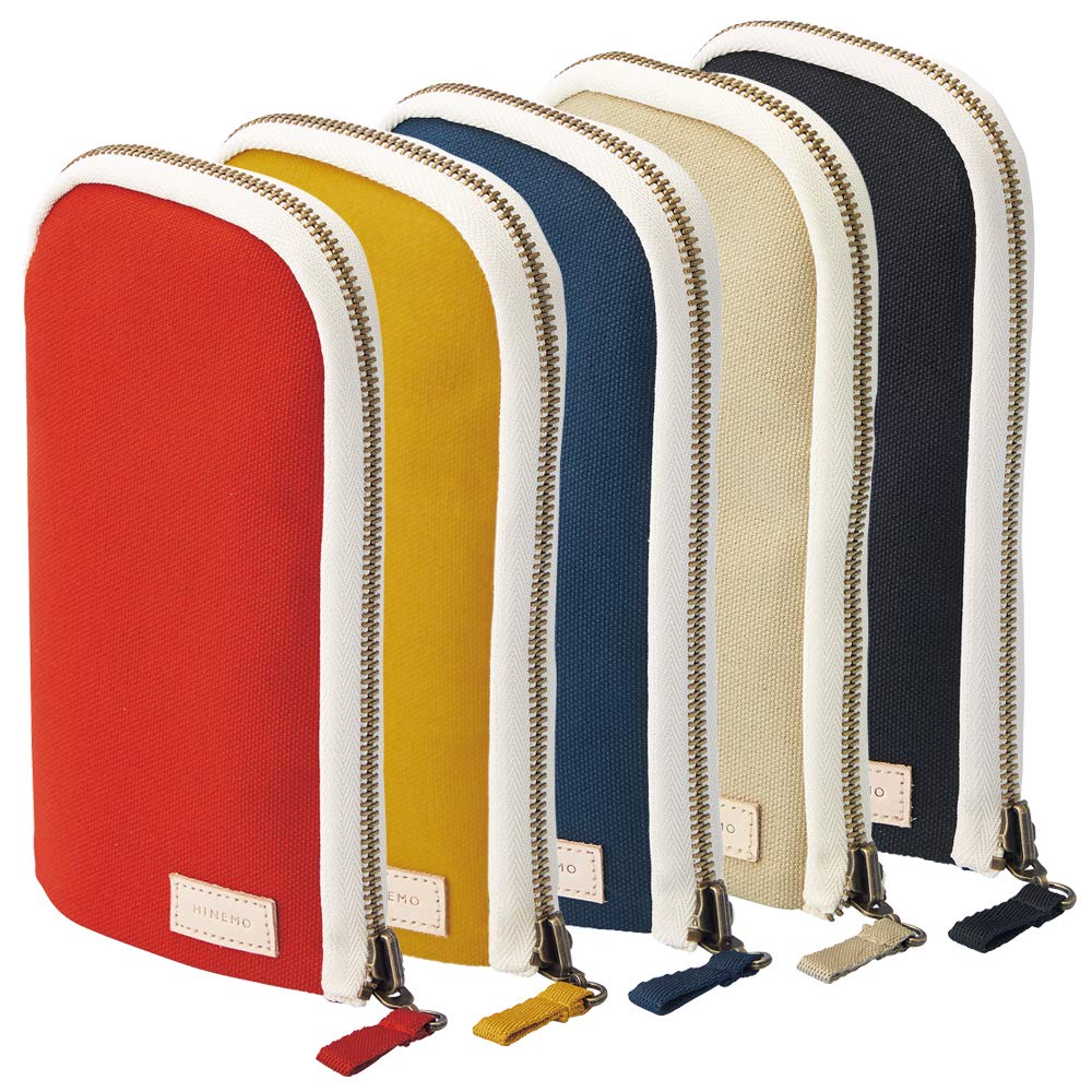 LIHIT LAB. HINEMO Stand Pen Pouch L Black A7903-24