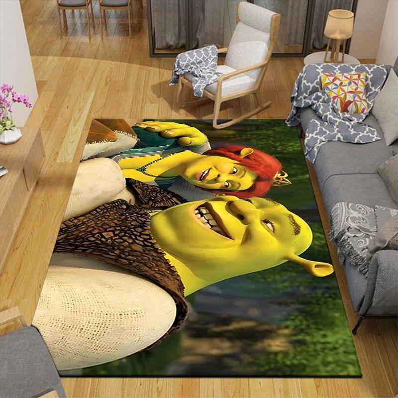 1Pc Shrek Princess Fiona Adventure Rug, Office Carpet Indoor Outdoor Doormat, Non-Slip, Comfortable, Living, Christmas Halloween, Xmas Gift S1407