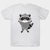 T Shirt Women Cute Raccoon Harajuku Print Kawaii Tshirt Summer Short Sleeve Female T-Shirt Top Tee