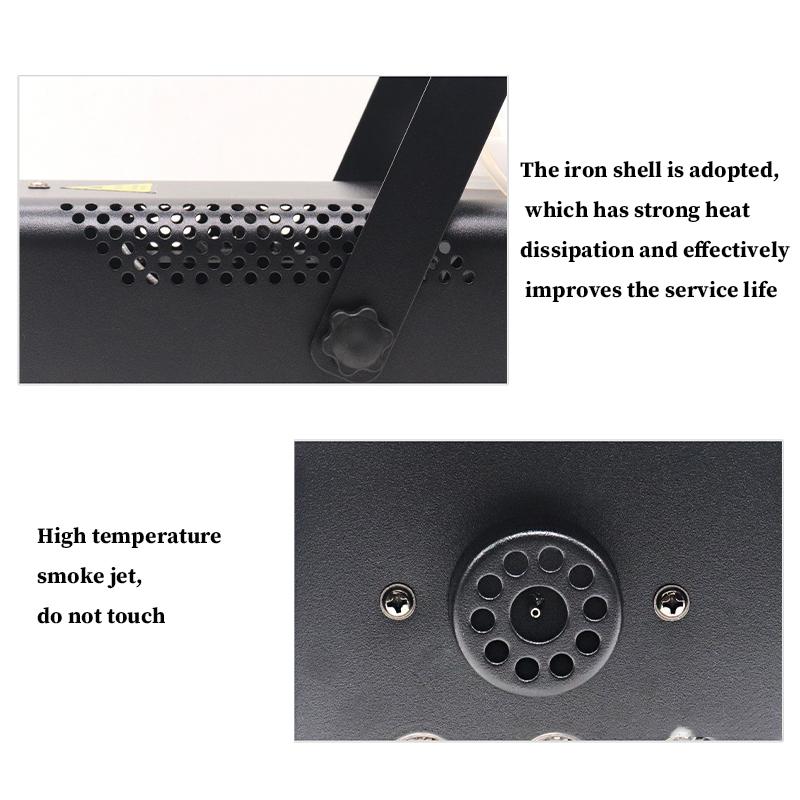 500 Вт дымовая машина LED RGB беспроводной пульт дистанционного управления DJ диско дымовая машина для рождественской вечеринки свадьбы Хэллоуина сценический эффект тумана