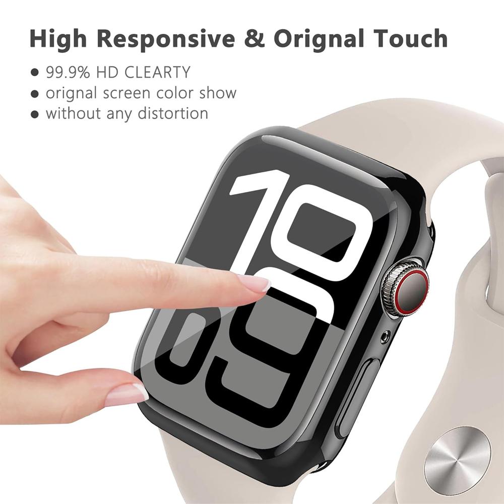 Защитная пленка для корпуса Apple Watch 11 10 46 мм 42 мм Аксессуары Бампер из ТПУ Защитная пленка от падения iWatch Серии 10 11 Защитная