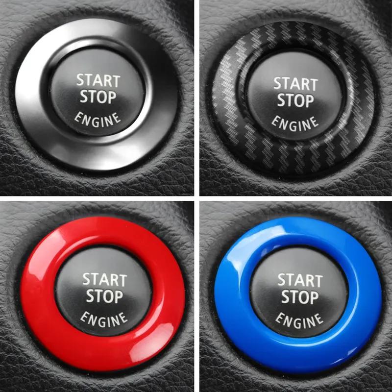 Car Engine Start Stop Ignition Key Ring Frame Replacement ABS Fits for BMW 3 Series E90 E91 E92 2005-2012 5 Series E60 2006-2009