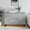 VidaXL Buffet, Sideboard with Legs, Storage Cabinet, Living Room Organizer, Interior Living Room, Concrete Grey 827216