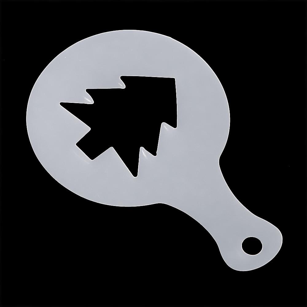 16 шт. DIY Инструмент для пенки латте-кейка Трафареты для кофейного искусства Декорирование капучино