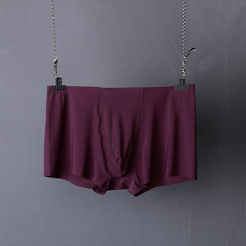 Vogue L-XXXL антибактериальные 3D спандекс популярные 1 шт роскошные боксеры бесшовные ледяной шелк высокое качество горячая распродажа нижнее белье шорты мужские