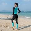 Unisex Long Sleeve Rash Guard Set With Pants UV Protection Swimwear Snorkeling Surfing Water Sports