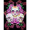 5D DIY Diamond Embroidery Cross Stitch Death Skull Diamond Painting Rhinestone Mosaic Decor