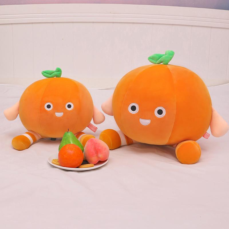 Simulation Plush Orange Toy Creative Fruit Girls Children Birthday Gift Holiday