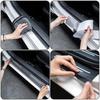 ·1/4/5Pcs Car Door Sill Carbon Microfiber Protector Sticker For Volkswagen VW Golf Passat GTI Amarok Teramont Phaeton ID.3 SharaAL2