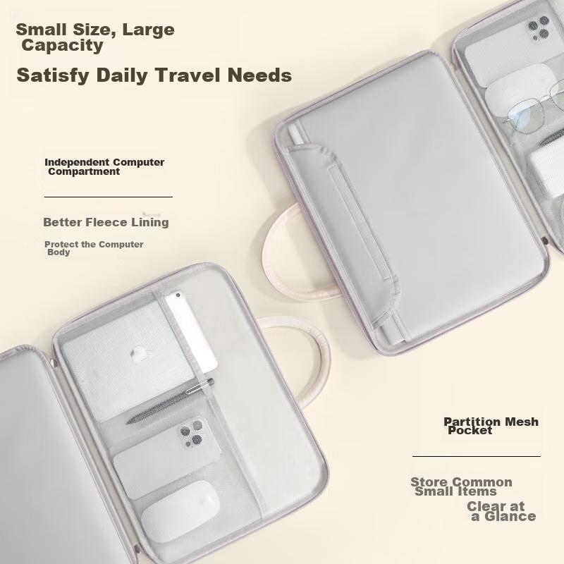 Taikesen Laptop Bag Suitable for Apple 13-Inch, Huawei, Lenovo Laptops, Protective Case, Business Commute, Stylish for Wome