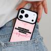 Розовый чехол для телефона iPhone 17ProMax 12 13 14 15 16e 17 Pro Max Plus Air Cover с мотивирующим дизайном для фитнеса и спортзала
