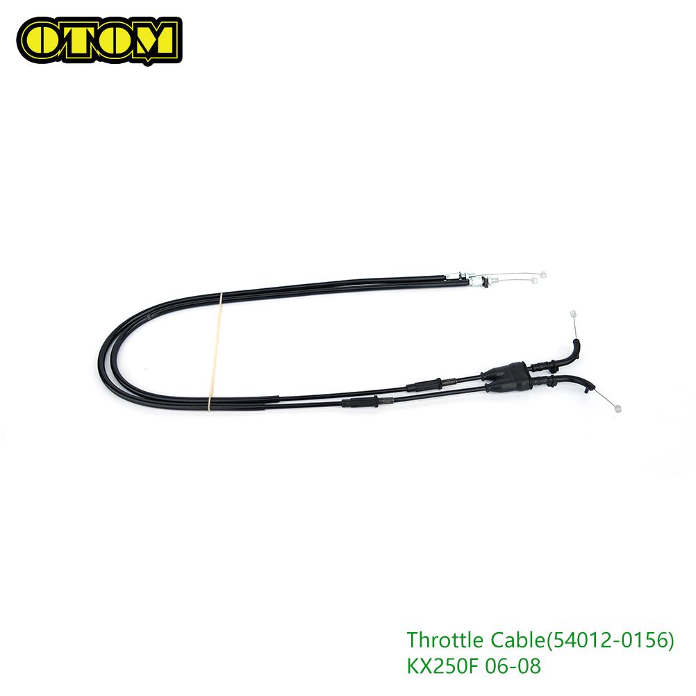 OTOM For KAWAISAKI Throttle Cable Clutch Control Wire Line Pull Wire Carburetor Choke Stayguy KX250F KX450F Off-Road Motorcycle