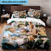 3PCS Kpop music 3pcs Bedding,Including 3PCS Duvet Cover And 2pcs Pillowcases Perfect for Christmas,Ideal for Bedroom, Dormitory