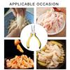 Multifunctional Curved Nose Hand Tool Chicken Bone Pliers With Spring Loaded Mechanism Accessories For Poultry Deboning