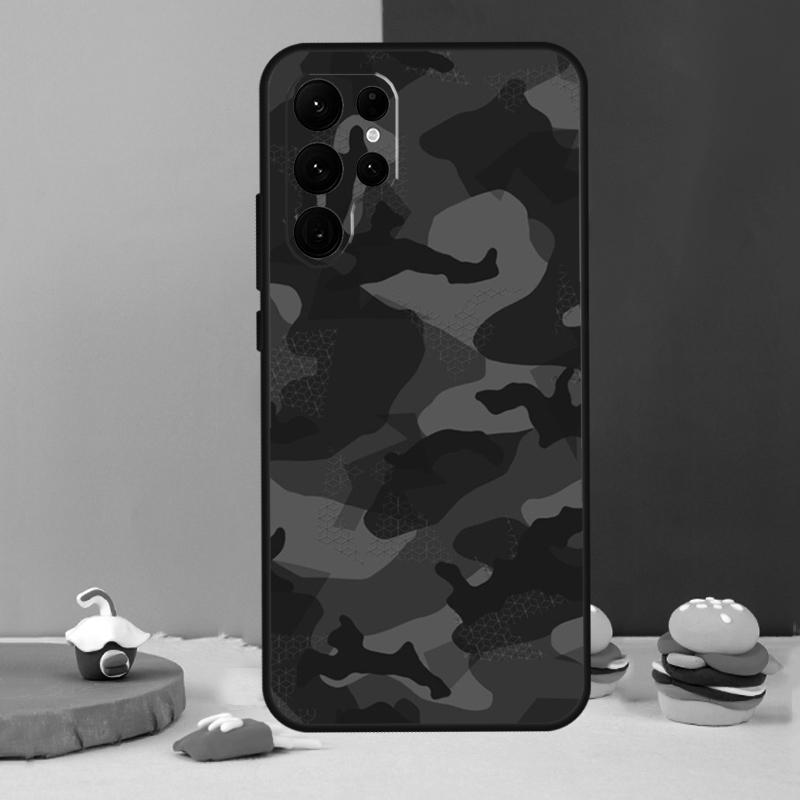 Чехол для телефона Midnight Camo Камуфляж Для Samsung Galaxy S25 Ultra S9 S10 S20 S21 S22 Plus S23 FE S24 Ultra Чехол Coque