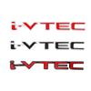 Ivtec i-vtec letter badge car stickers for honda 10th generation new CIVIC Accord car logo modification rear trunk metal labels GI7