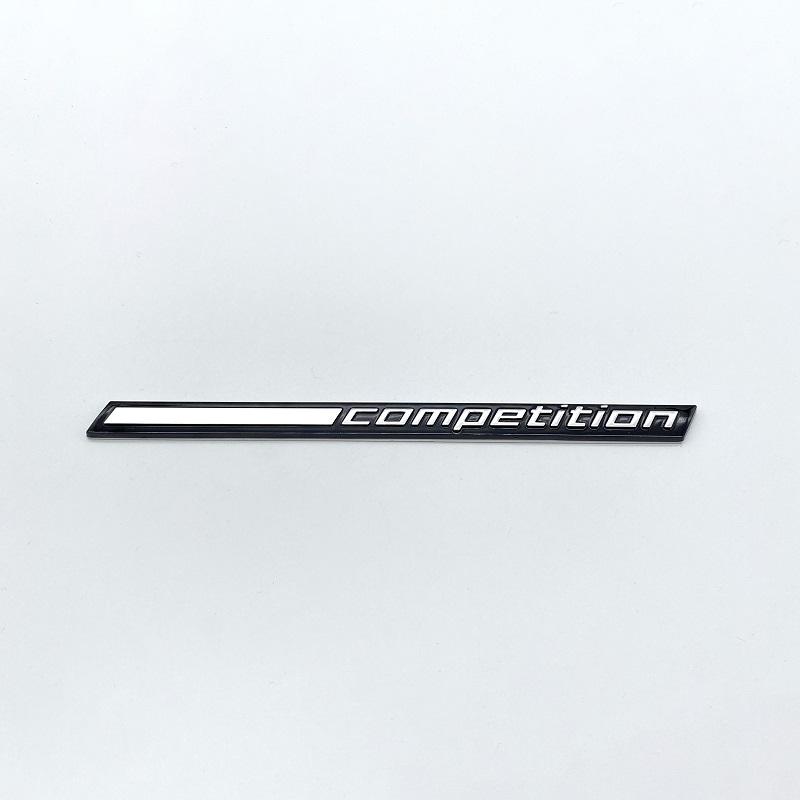 Car Side Emblem 3D Letters COMPETITION Rear Trunk Badge Logo Sticker for M1 M2 M3 M4 M5 M6 M7 M8 X3M X4M X5M X6M