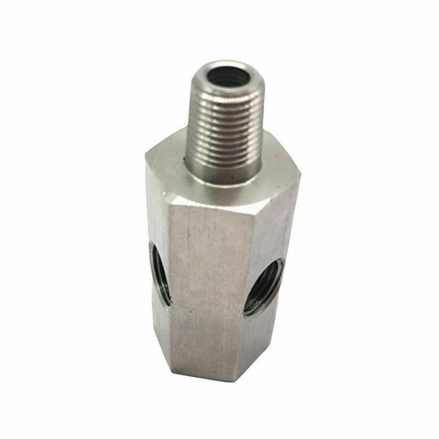 Адаптер датчика давления масла 1/8''BSPT к 1/8''NPT для линии подачи масла на турбину, манометр