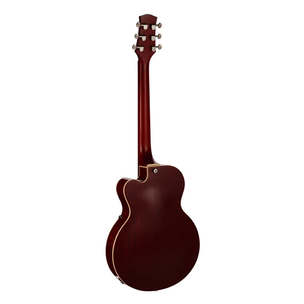 VOX Giulietta TR Trans Red Full Acoustic Guitar with Piezo Pickup VGA-3PS