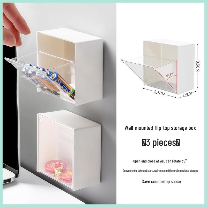 Wall-Mounted Tea and Coffee Organizer for Office or Pantry