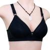 Breathable Lace Underwear for Women Simple and Comfortable Middle-aged and Elderly Bra Large Size Without Steel Ring Underwear for Women