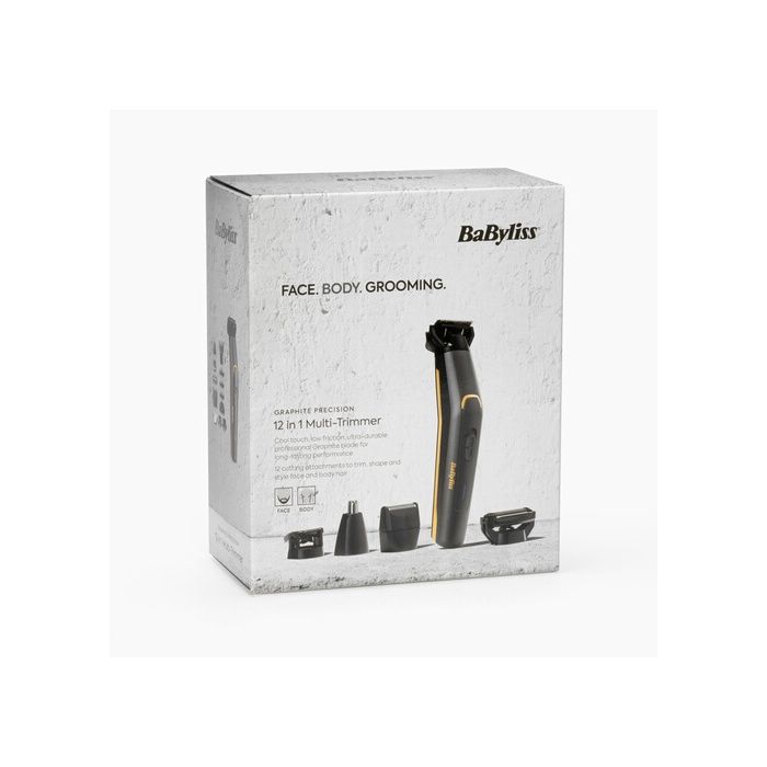 Мужская машинка для стрижки Babyliss MT987E Многофункциональная машинка Graphite Precision 12 в 1